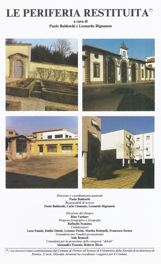 Progetto quartiere rifredi firenze studio di architettura ... Facoltà di architettura bologna